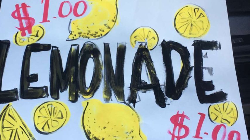Limonaden-Stand der Kardashian-Kinder