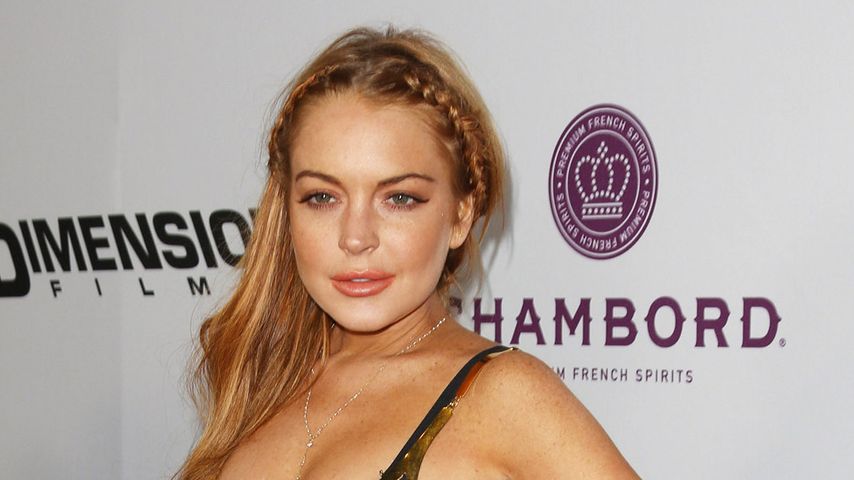 Lindsay Lohan auf einer Filmpremiere