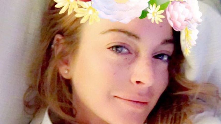 Lindsay Lohan macht ein Selfie