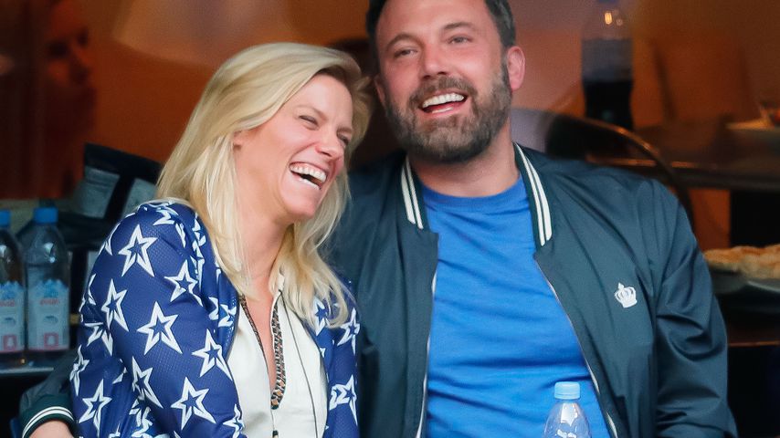 Lindsay Shookus und Ben Affleck bei den US Open