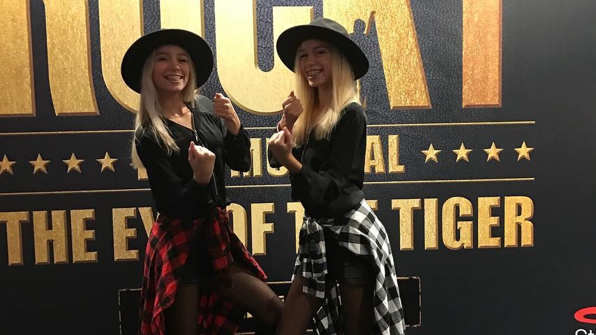 Lisa und Lena bei der "Rocky"-Musicalpremiere