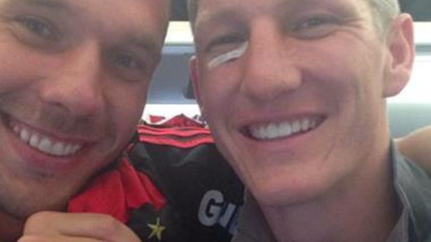 Lukas Podolski und Bastian Schweinsteiger