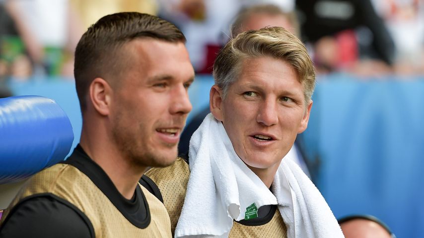 Lukas Podolski und Bastian Schweinsteiger