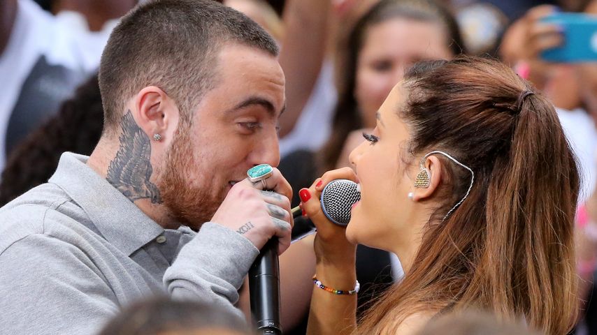 Mac Miller und Ariana Grande bei einer Performance im Jahr 2013