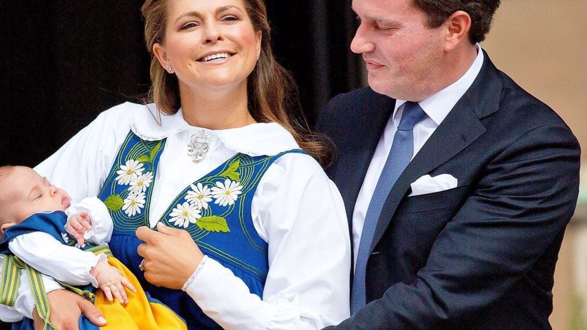 Prinzessin Leonore von Schweden, Madeleine von Schweden und Chris O'Neill