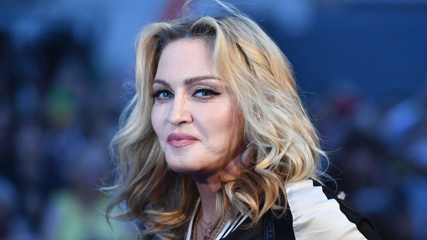 Madonna auf dem roten Teppich