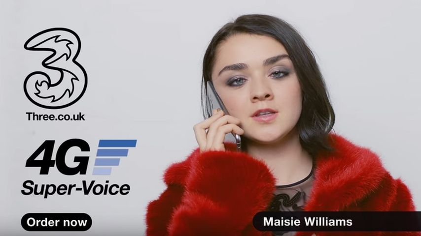 Maisie Williams im Werbespot für Three UK