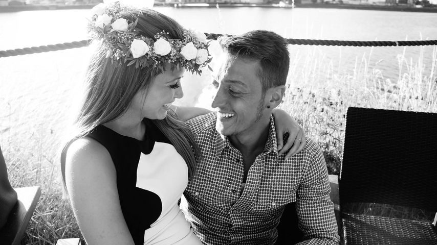 Mandy Capristo und Mesut Özil