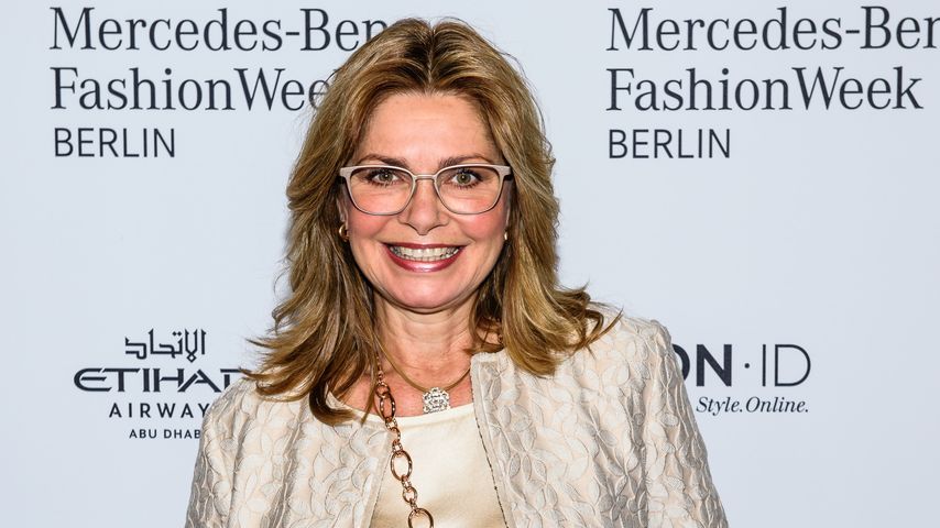 Maren Gilzer bei der Fashion Week in Berlin