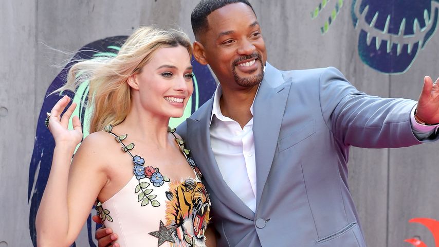 Margot Robbie und Will Smith bei der "Suicide Squad"-Europapremiere