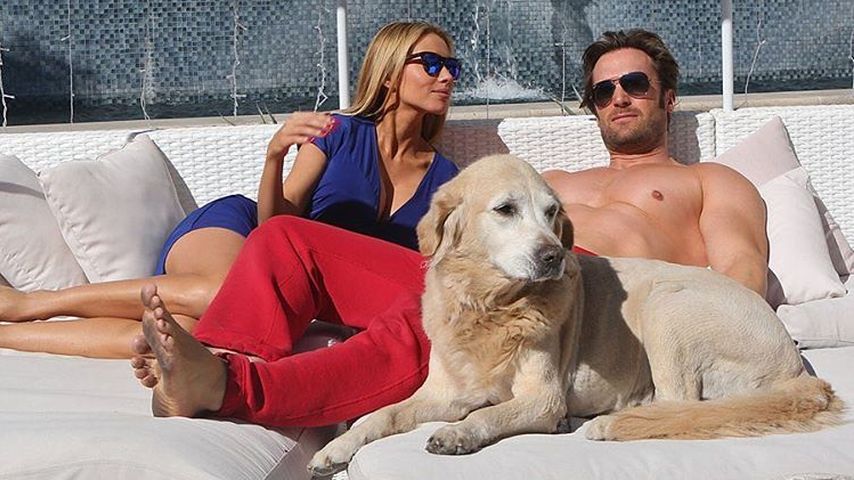 Maria und Bastian Yotta mit ihrem Hund im Juli 2016