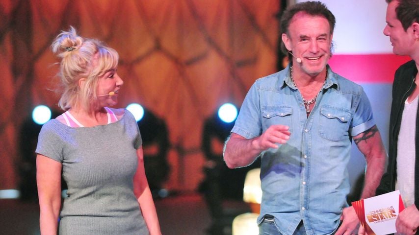Maria und René Weller, Spielleiter Malte Arkona bei "Das Sommerhaus der Stars"