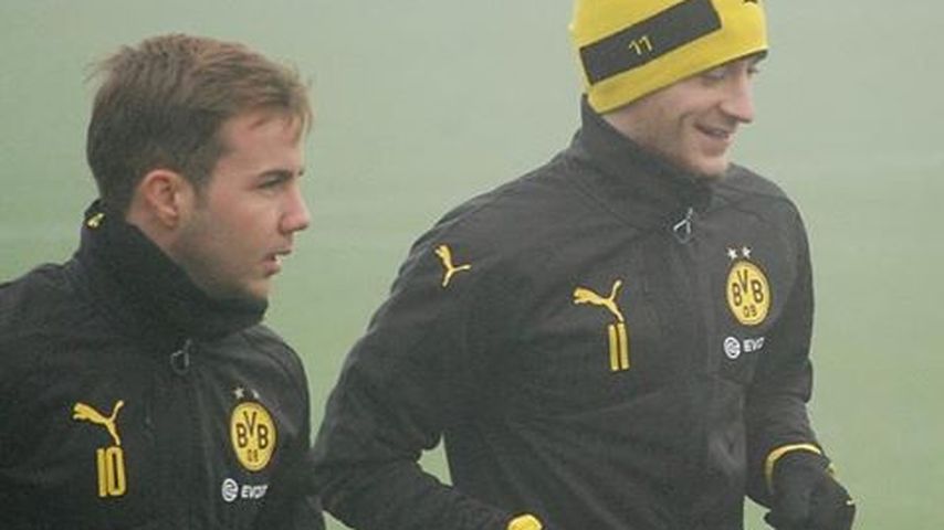Mario Götze und Marco Reus beim BVB-Training