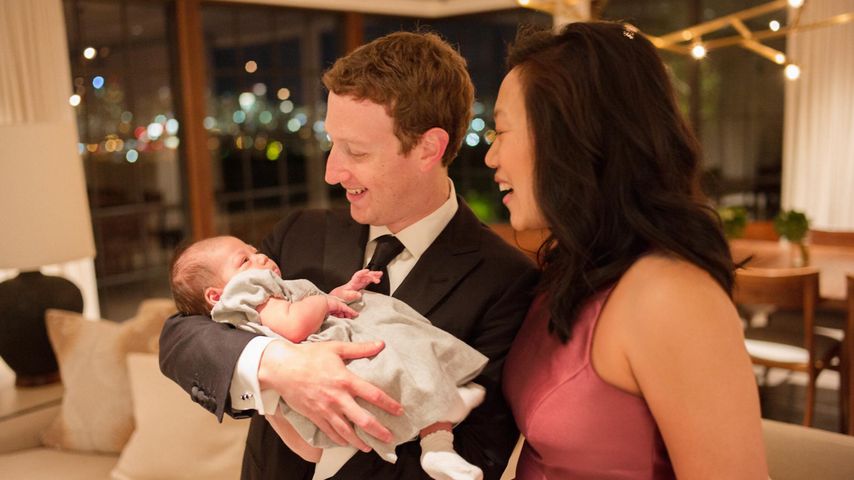 Mark Zuckerberg, Priscilla Chan und Max Zuckerberg