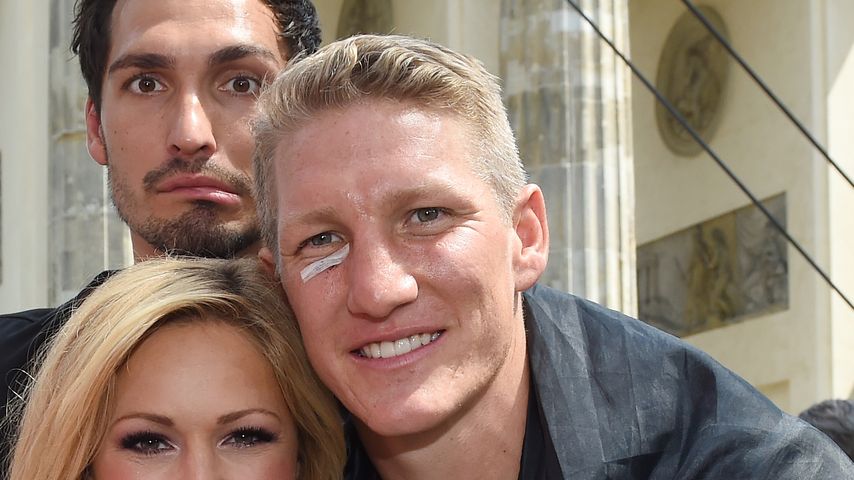 Mats Hummels, Bastian Schweinsteiger und Helene Fischer