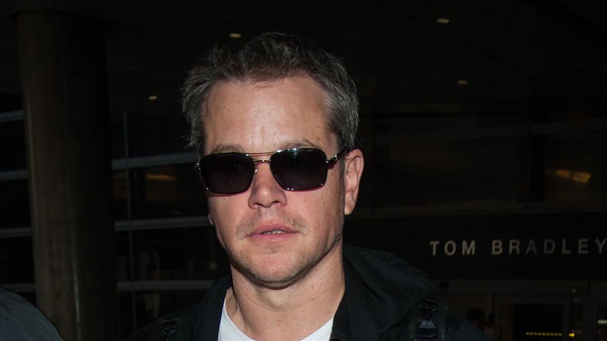 Matt Damon am Flughafen von Los Angeles