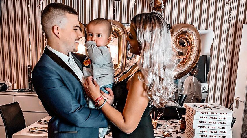 Nach Morddrohung: BTN-Matze & Jenny zeigen Baby Milan wieder