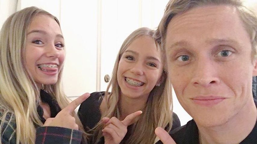 Matthias Schweighöfer mit Lisa und Lena