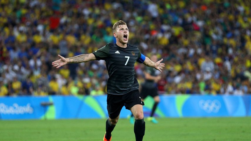 Fußballer Max Meyer beim Olympia-Finale in Rio