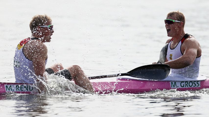 Max Rendschmidt und Marcus Groß beim 1000-Meter-Kajak-Finale