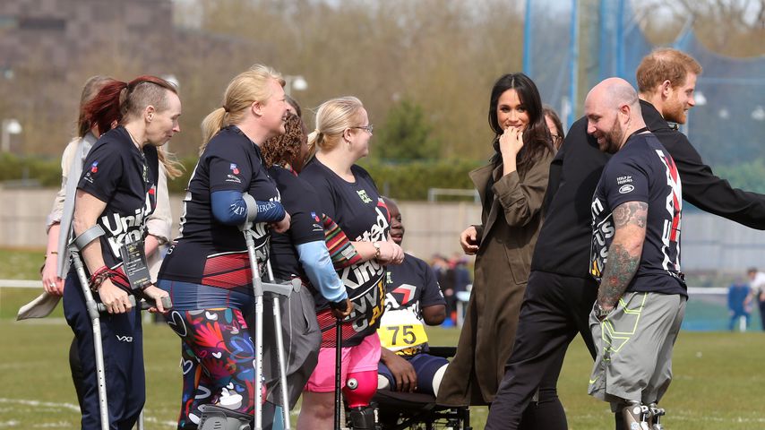 Meghan Markle und die Teilnehmer der Invictus Games