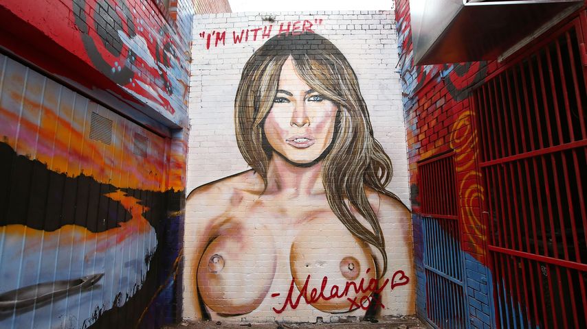 Melania Trump Gemälde in Australien