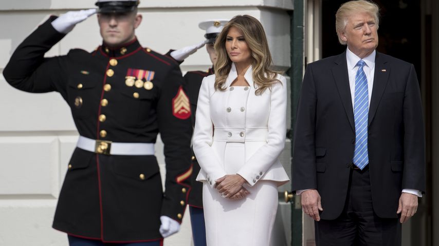 First Lady Melania Trump und US-Präsident Donald Trump