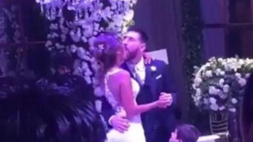 Antonella Roccuzzo und Lionel Messi bei ihrer Hochzeit