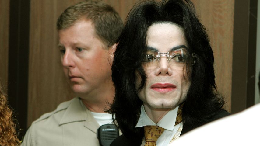 Michael Jackson im Gerichtssaal in Los Angeles