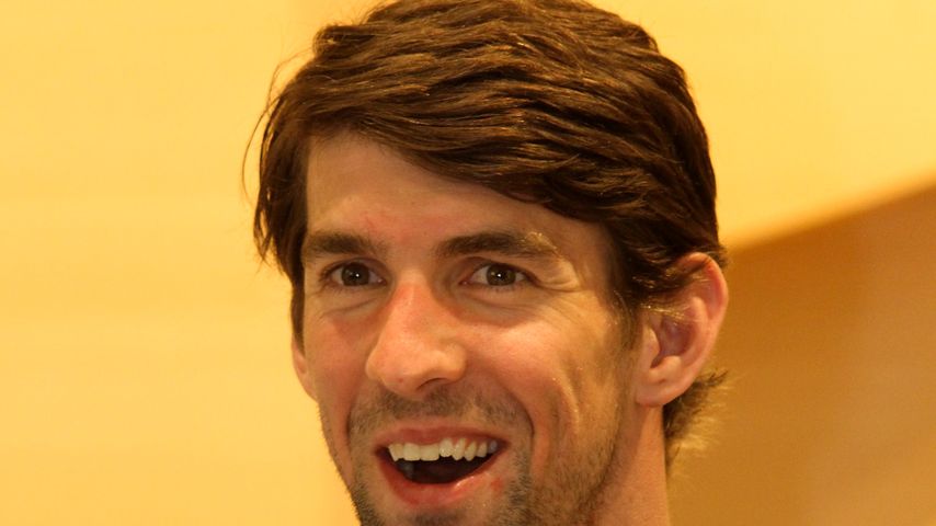 Michael Phelps bei einer Geschäftseröffnung in Brasilien