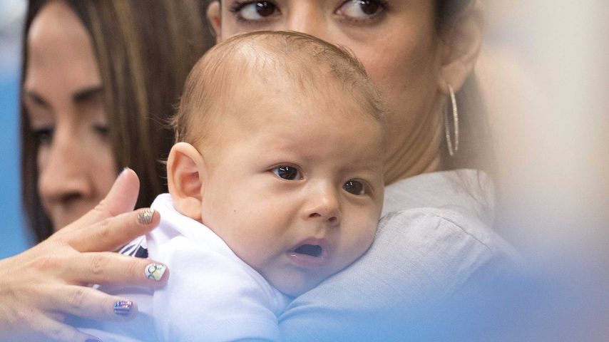 Michael Phelps' Sohn Boomer und seine Mama Nicole Johnson bei den Olympischen Spielen in Rio 2016