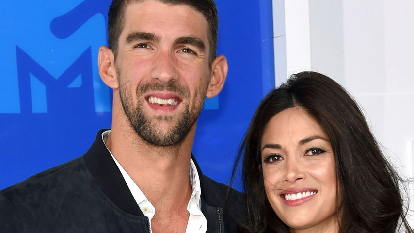 Michael Phelps und seine Verlobte Nicole Johnson bei den VMAs in New York