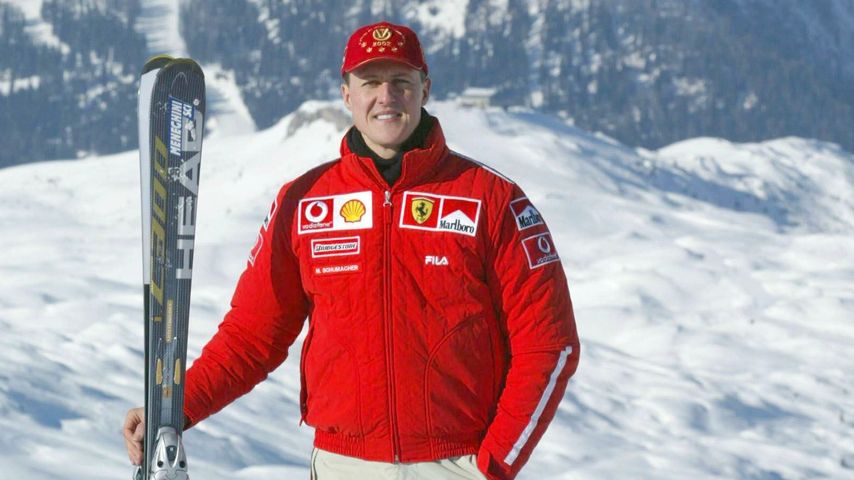Michael Schumacher im Ski-Urlaub