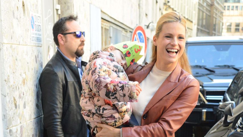 Michelle Hunziker mit Tochter Sole