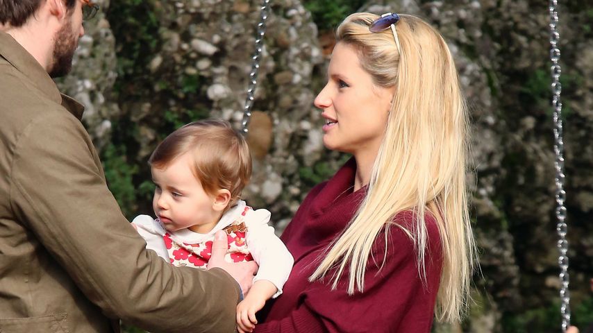Michelle Hunziker, Tomaso Trussardi und Sole Trussardi