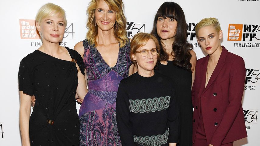 Der Cast von "Certain Woman" mit Regisseurin Kelly Reichardt auf der Premiere in New York