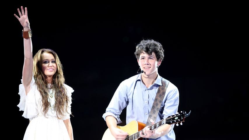 Miley Cyrus und Nick Jonas