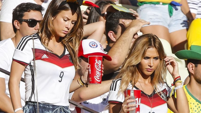 Montana Yorke und Ann-Kathrin Brömmel, Spielerfrauen von André Schürrle und Mario Götze