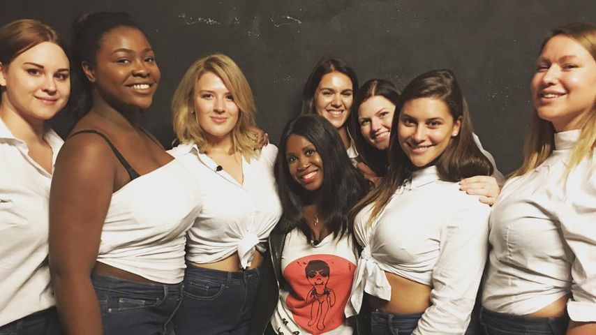 Motsi Mabuse und die Top Sieben von "Curvy Supermodel"