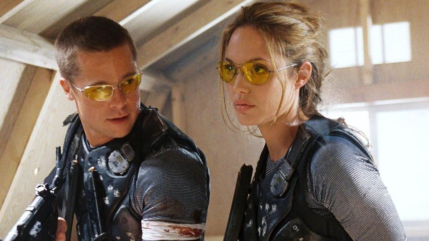 Brad Pitt und Angelina Jolie in "Mr. & Mrs. Smith"