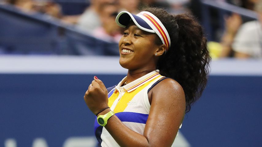 Tennisspielerin Naomi Osaka bei den US Open 2017
