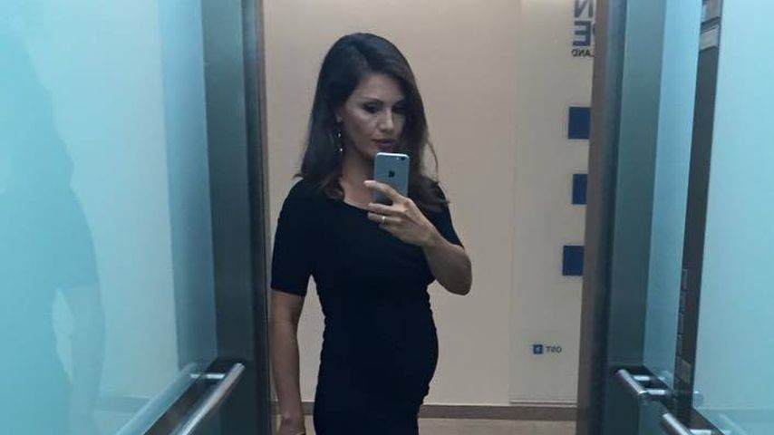 Nazan Eckes mit Babybauch in ihrer zweiten Schwangerschaft