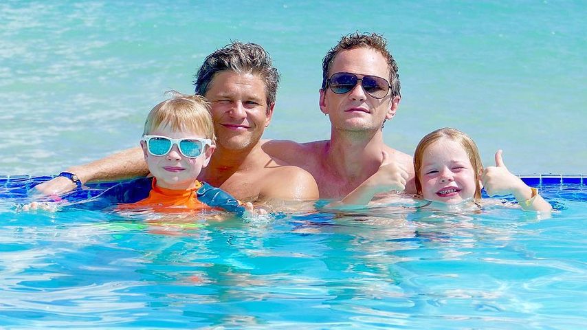 Neil Patrick Harris, David Burtka und ihre Zwillinge Harper Grace & Gideon Scott