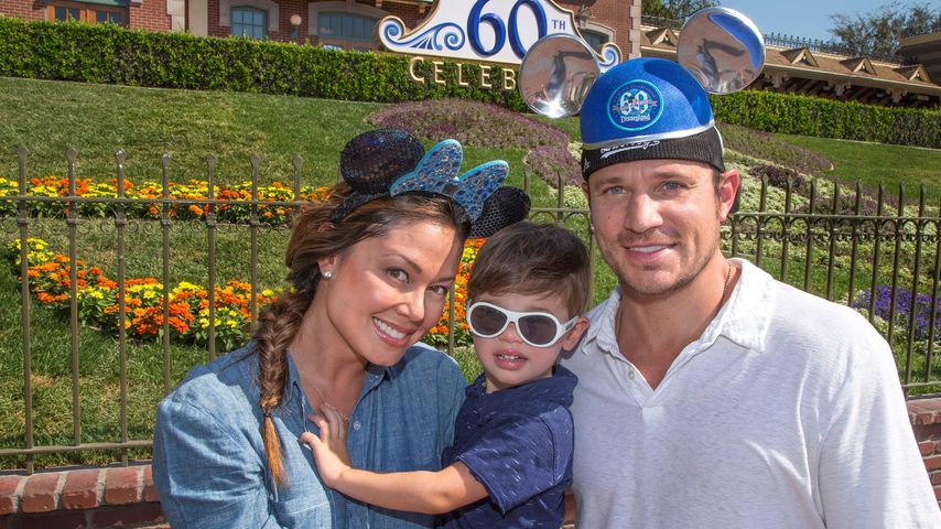 Nick Lachey mit Ehefrau Vanessa und Sohn Camden