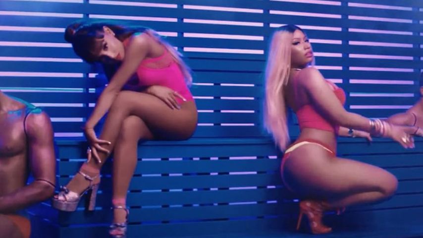 Nicki Minaj und Ariana Grande im Musikvideo "Side to side"