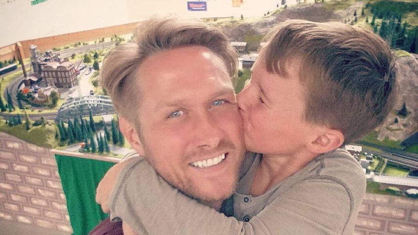 Nico Schwanz mit seinem Sohn