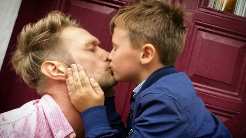 Nico Schwanz und sein Sohn Damian