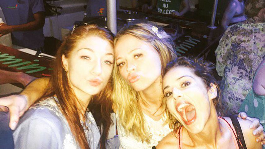 Nicola Roberts und Cheryl Cole mit einer Freundin