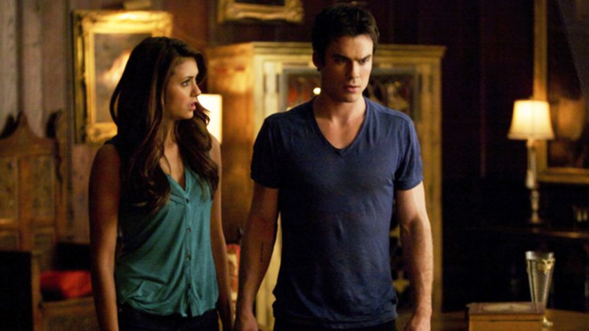 Nina Dobrev und Ian Somerhalder in der fünften Staffel von "Vampire Diaries"