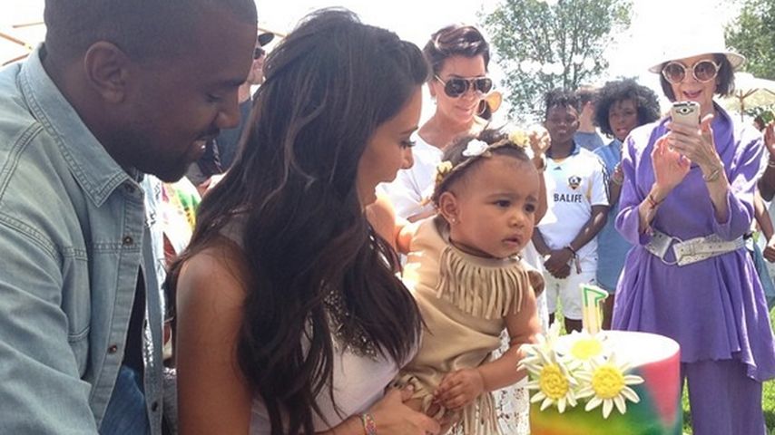 Kim Kardashian, Kanye West und North West
